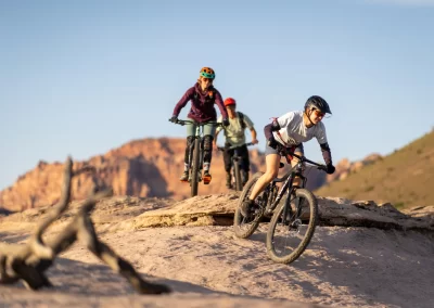 WIld Mesa Mountain Bike Guides together